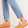Nightwear & Lougewear | Flats-Boden Erin Retro Tennis Sneakers- Yellow/Pink