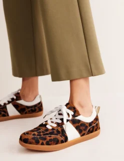 Nightwear & Lougewear | Flats-Boden Erin Retro Tennis Sneakers-Dark Classic Leopard DarkClassicLeopard