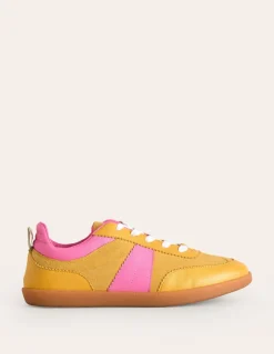 Nightwear & Lougewear | Flats-Boden Erin Retro Tennis Sneakers- Yellow/Pink