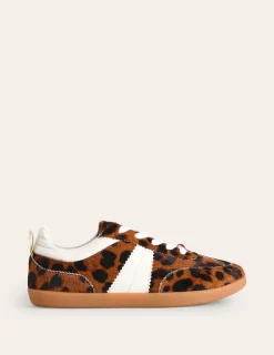 Nightwear & Lougewear | Flats-Boden Erin Retro Tennis Sneakers-Dark Classic Leopard DarkClassicLeopard