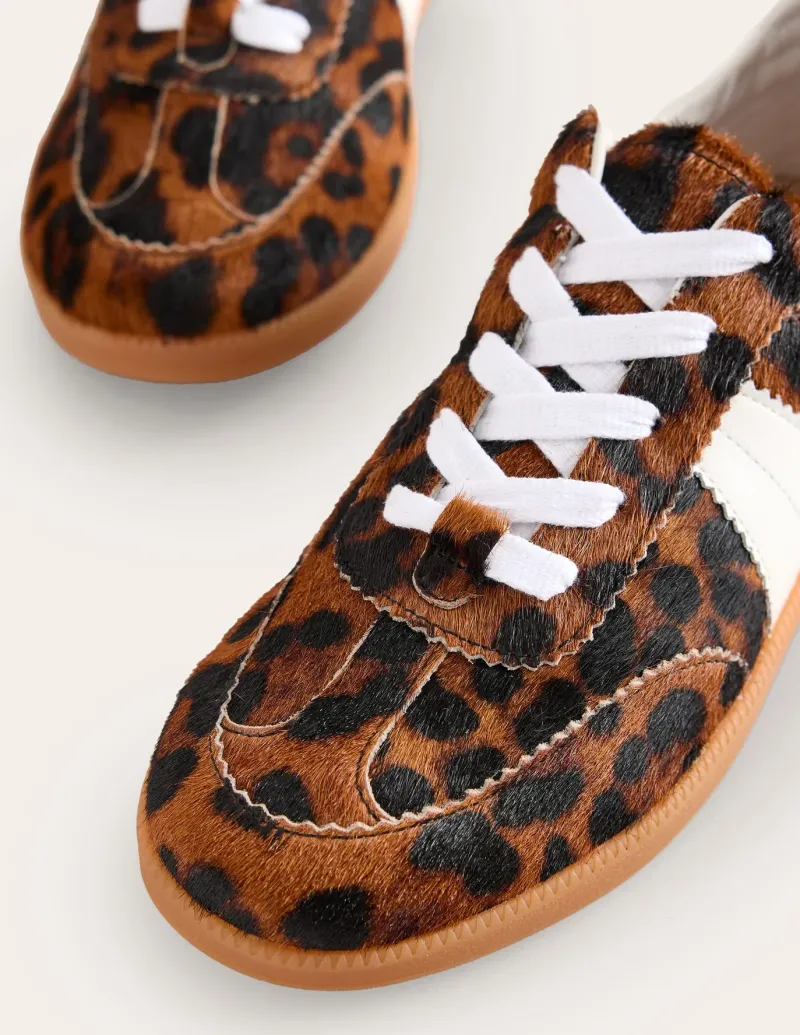 Nightwear & Lougewear | Flats-Boden Erin Retro Tennis Sneakers-Dark Classic Leopard DarkClassicLeopard