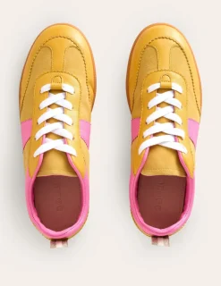 Nightwear & Lougewear | Flats-Boden Erin Retro Tennis Sneakers- Yellow/Pink