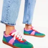Flats | Nightwear & Lougewear-Boden Erin Retro Tennis Trainers-Multi Colourblock MultiColourblock