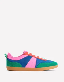 Flats | Nightwear & Lougewear-Boden Erin Retro Tennis Trainers-Multi Colourblock MultiColourblock
