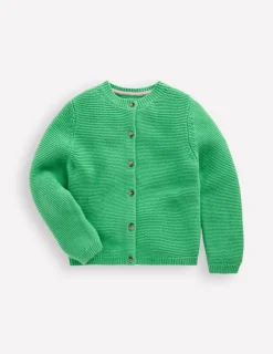 Sweaters & Cardigans-Boden Essential Crew Neck Cardigan-Sapling Green SaplingGreen