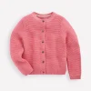 Sweaters & Cardigans-Boden Essential Crew Neck Cardigan-Formica Pink FormicaPink