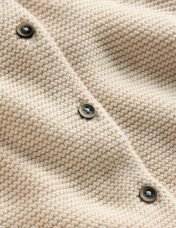 Sweaters & Cardigans-Boden Essential Crew Neck Cardigan- Ecru