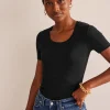 Nightwear & Lougewear | T-Shirts & Tanks-Boden Essential Jersey T-Shirt- Black