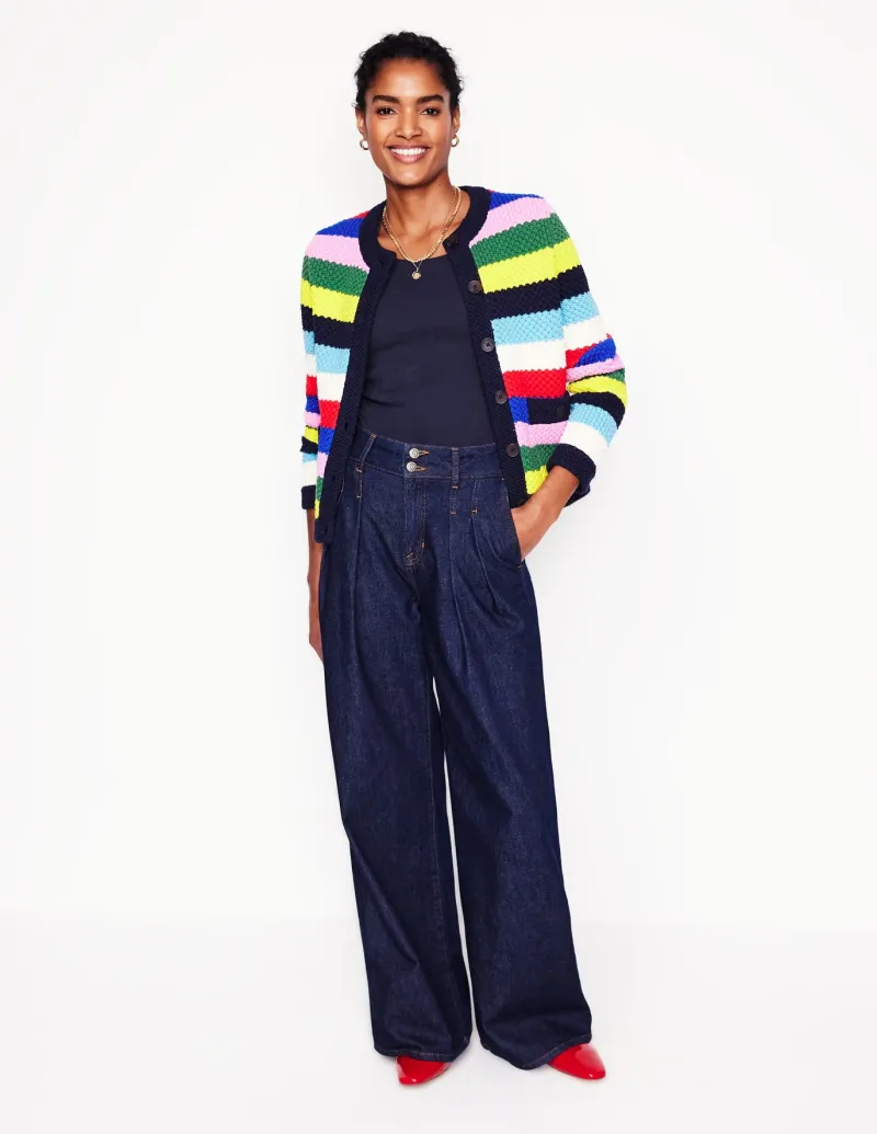 Nightwear & Lougewear | T-Shirts & Tanks-Boden Essential Jersey T-Shirt- Navy