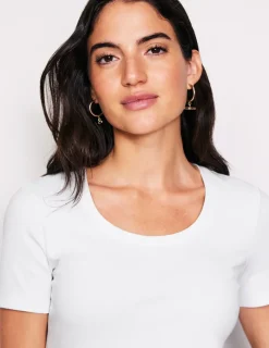 Nightwear & Lougewear | T-Shirts & Tanks-Boden Essential Jersey T-Shirt- White