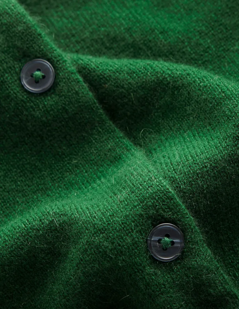 Sweaters & Cardigans-Boden Eva Cashmere Crew Cardigan-Pine Green PineGreen