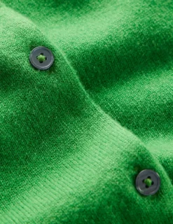 Sweaters & Cardigans-Boden Eva Cashmere Crew Cardigan-Paradise Green ParadiseGreen