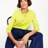 Sweaters & Cardigans-Boden Eva Cashmere Crew Neck Jumper-Soda Yellow SodaYellow