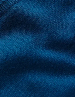 Sweaters & Cardigans-Boden Eva Cashmere Crew Neck Jumper-Harbour Blue HarbourBlue