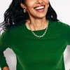 Sweaters & Cardigans-Boden Eva Cashmere Crew Neck Sweater-Pine Green PineGreen