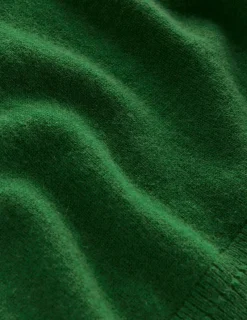 Sweaters & Cardigans-Boden Eva Cashmere Crew Neck Sweater-Pine Green PineGreen
