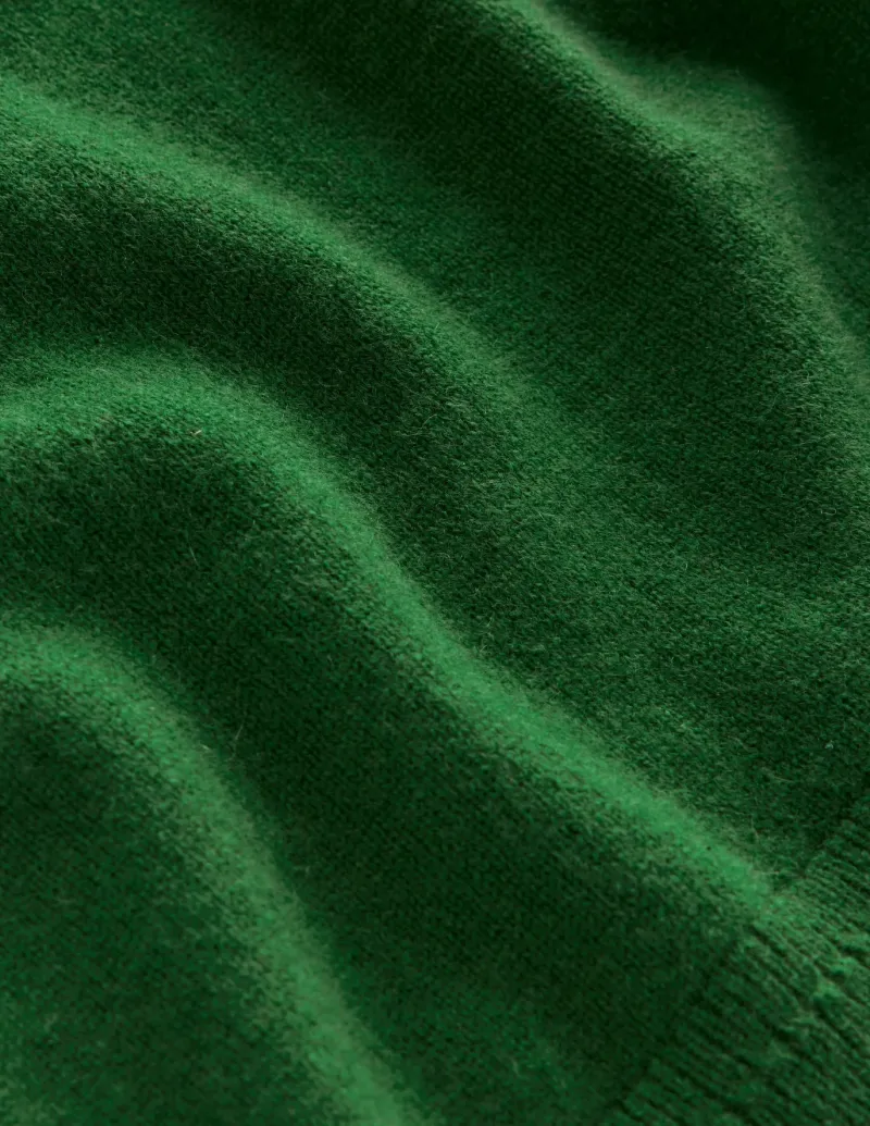 Sweaters & Cardigans-Boden Eva Cashmere Crew Neck Sweater-Pine Green PineGreen