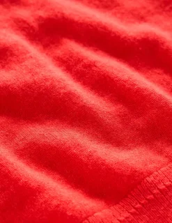 Sweaters & Cardigans-Boden Eva Cashmere Crew Neck Sweater-Strawberry Tart Red StrawberryTartRed