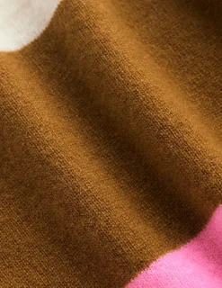 Sweaters & Cardigans-Boden Eva Cashmere Crew Neck Sweater-Multi, Rainbow Multi,Rainbow