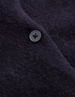 Sweaters & Cardigans-Boden Eva Cashmere Cropped Cardigan- Navy