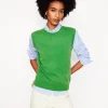 Sweaters & Cardigans-Boden Eva Cashmere Vest-Paradise Green ParadiseGreen
