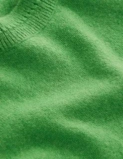 Sweaters & Cardigans-Boden Eva Cashmere Vest-Paradise Green ParadiseGreen
