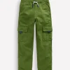Pants & Jeans-Boden Everyday Cargo Trousers-Brocolli Green BrocolliGreen