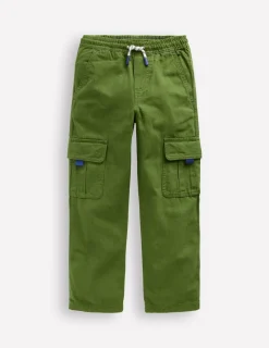 Pants & Jeans-Boden Everyday Cargo Trousers-Brocolli Green BrocolliGreen
