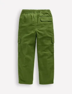 Pants & Jeans-Boden Everyday Cargo Trousers-Brocolli Green BrocolliGreen