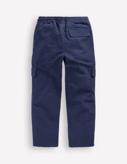 Pants & Jeans-Boden Everyday Cargo Trousers-Starboard Blue StarboardBlue
