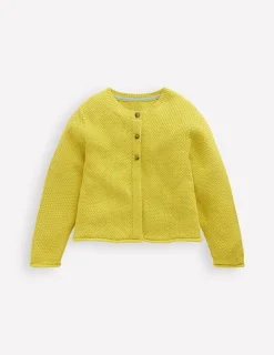 Sweaters & Cardigans-Boden Everyday Cotton Cardigan-Lemon Yellow LemonYellow