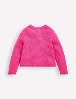Sweaters & Cardigans-Boden Everyday Cotton Cardigan-Sorbet Pink SorbetPink