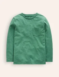 Tops, T-Shirts & Polos-Boden Everyday Long Sleeve T-Shirt-Spruce Green SpruceGreen