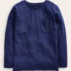 Tops, T-Shirts & Polos-Boden Everyday Long Sleeve T-Shirt-College Navy CollegeNavy