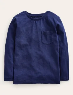 Tops, T-Shirts & Polos-Boden Everyday Long Sleeve T-Shirt-College Navy CollegeNavy