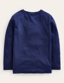 Tops, T-Shirts & Polos-Boden Everyday Long Sleeve T-Shirt-College Navy CollegeNavy