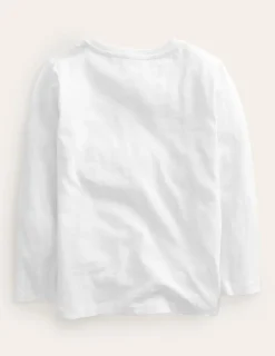 Tops, T-Shirts & Polos-Boden Everyday Long Sleeve T-Shirt- White