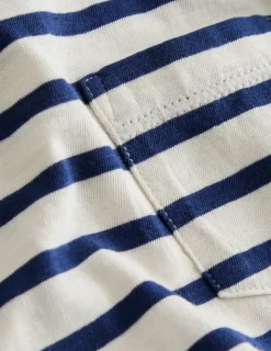Tops, T-Shirts & Polos-Boden Everyday Long Sleeve T-Shirt-Soft Ivory/ College Navy SoftIvory/CollegeNavy