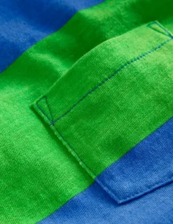 Tops, T-Shirts & Polos-Boden Everyday Long Sleeve T-Shirt-Greek Blue/ Green GreekBlue/Green