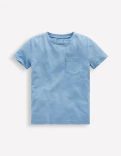 Tops, T-Shirts & Polos-Boden Everyday Short Sleeve T-Shirt-Glacier Blue GlacierBlue