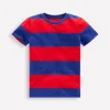 Tops, T-Shirts & Polos-Boden Everyday Short Sleeve T-Shirt-Rockabilly Red / Orion Blue