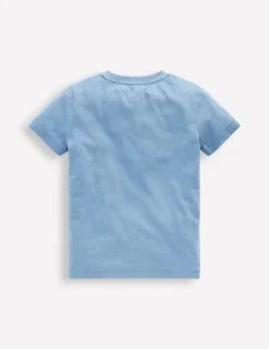 Tops, T-Shirts & Polos-Boden Everyday Short Sleeve T-Shirt-Glacier Blue GlacierBlue
