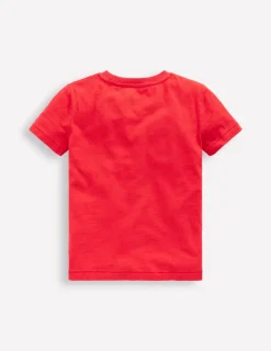 Tops, T-Shirts & Polos-Boden Everyday Short Sleeve T-Shirt-Poppy Red PoppyRed