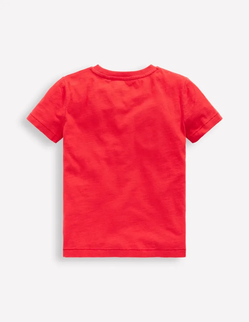Tops, T-Shirts & Polos-Boden Everyday Short Sleeve T-Shirt-Poppy Red PoppyRed