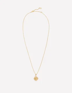 Jewelry-Boden Fine Spinner Pendant Necklace- Gold