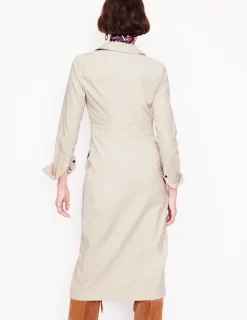 Petite Dresses | Midi-Boden Flora Cord Midi Shirt Dress-Almond Peach AlmondPeach