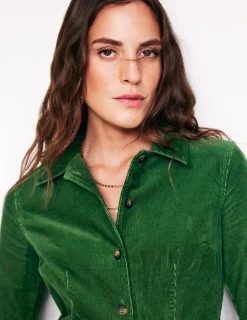 Petite Dresses | Dresses & Jumpsuits-Boden Flora Cord Shirt Dress- Eden