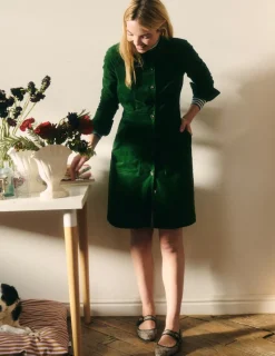 Petite Dresses | Dresses & Jumpsuits-Boden Flora Cord Shirt Dress- Eden