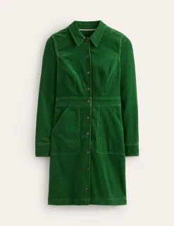 Petite Dresses | Dresses & Jumpsuits-Boden Flora Cord Shirt Dress- Eden