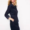 Petite Dresses | Dresses & Jumpsuits-Boden Flora Cord Shirt Dress- Navy